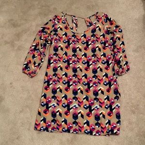 Fun geometric shift dress!